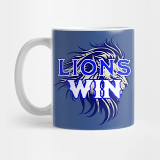 LIONS WIN Mug